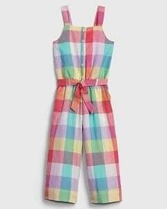Vestido cuadros GAP KIDS - XS (4-5)